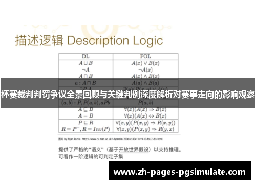 杯赛裁判判罚争议全景回顾与关键判例深度解析对赛事走向的影响观察 杯赛裁判判罚争议全景回顾与关键判例深度解析对赛事走向的影响观察